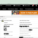 1 – Cliquer sur la roue crantée